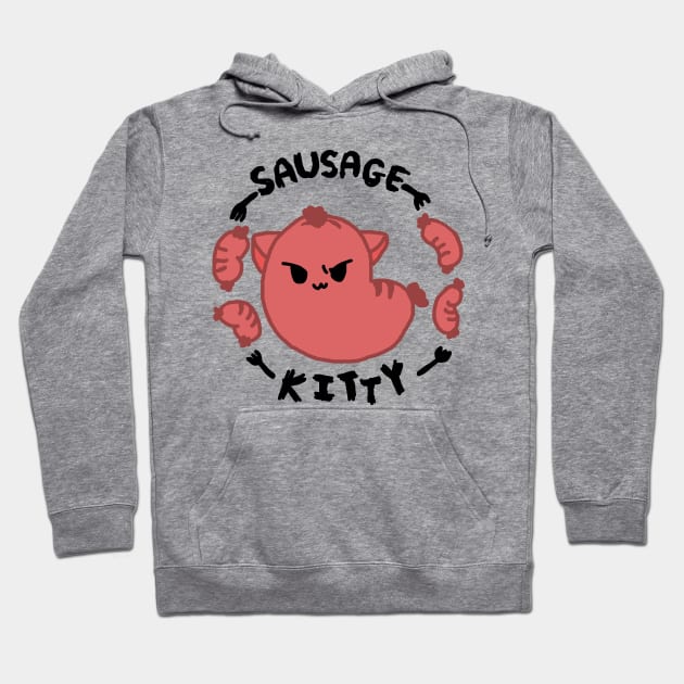 Sausage Kitty Hoodie by LLamaKingdom